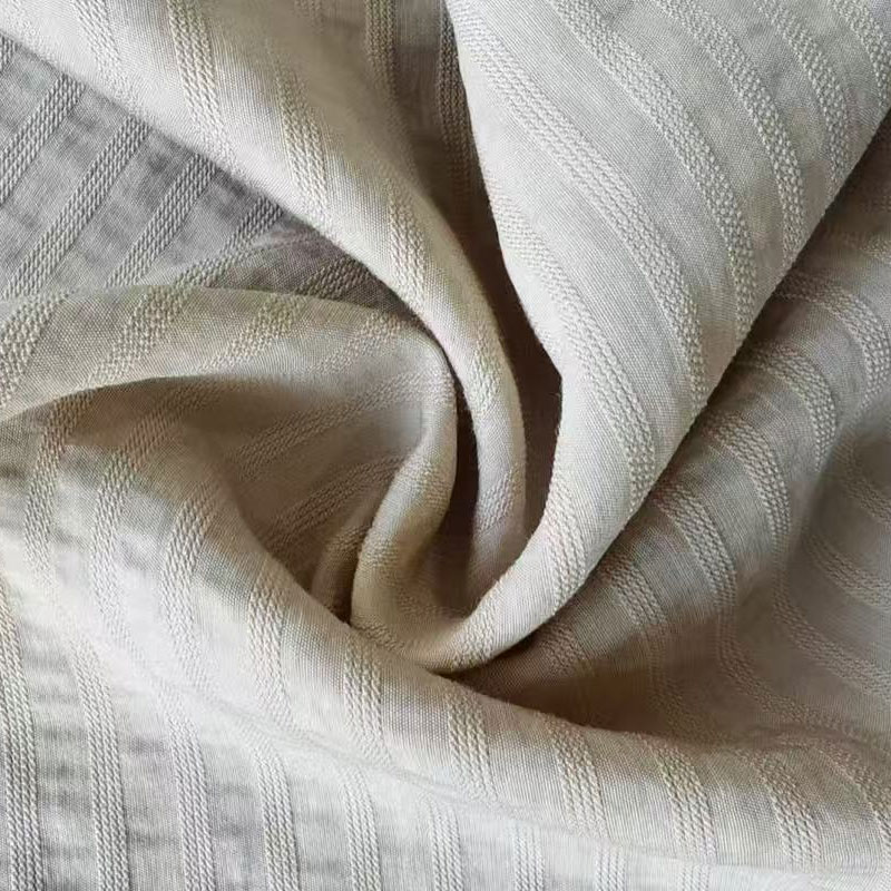 Tessuto intrecciato in rayon a filamento singolo in nylon Lotus Stripe