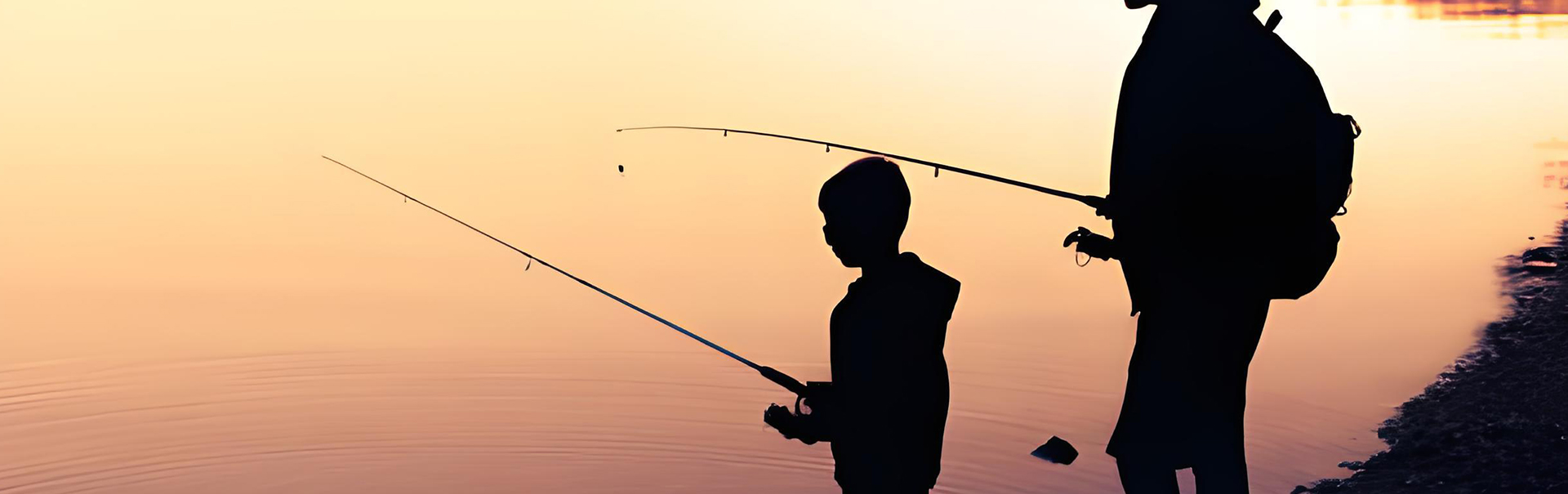 Serie di tessuti da pesca